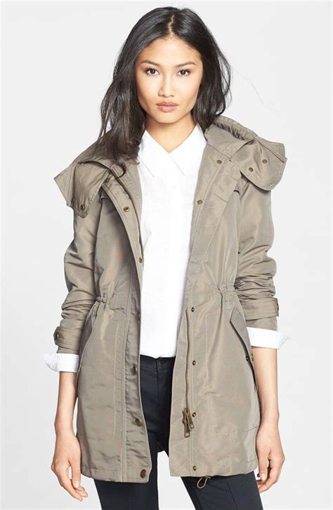 burberry brit cobridge hooded anorak|Burberry coats for women.